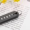 Key Ring Plate Key Chain Pendant Car DIY Anti-lost Keychain