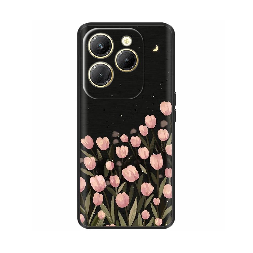 Для чехла Infinix Hot 40 Pro Ударопрочный Силиконовый Мягкий Чехол для Телефона Задняя Крышка для Infinix Hot 40 Pro Hot40 40i Hot40i Чехлы Fundas