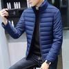 Men's Solid Color Warm Waterproof Windproof Down Cotton Coat