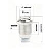 Push Button 12mm Self-Resetting Multifunctional Start Metal Momentary Push Button On Off For Home Electronics Workshop Equipment
