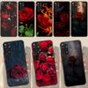 Red Rose Flower For Redmi Note 12 Pro Plus Cover For Redmi Note 10 8 9 11 Pro 12S 11S 10S 9S 9C 10C 12C Case
