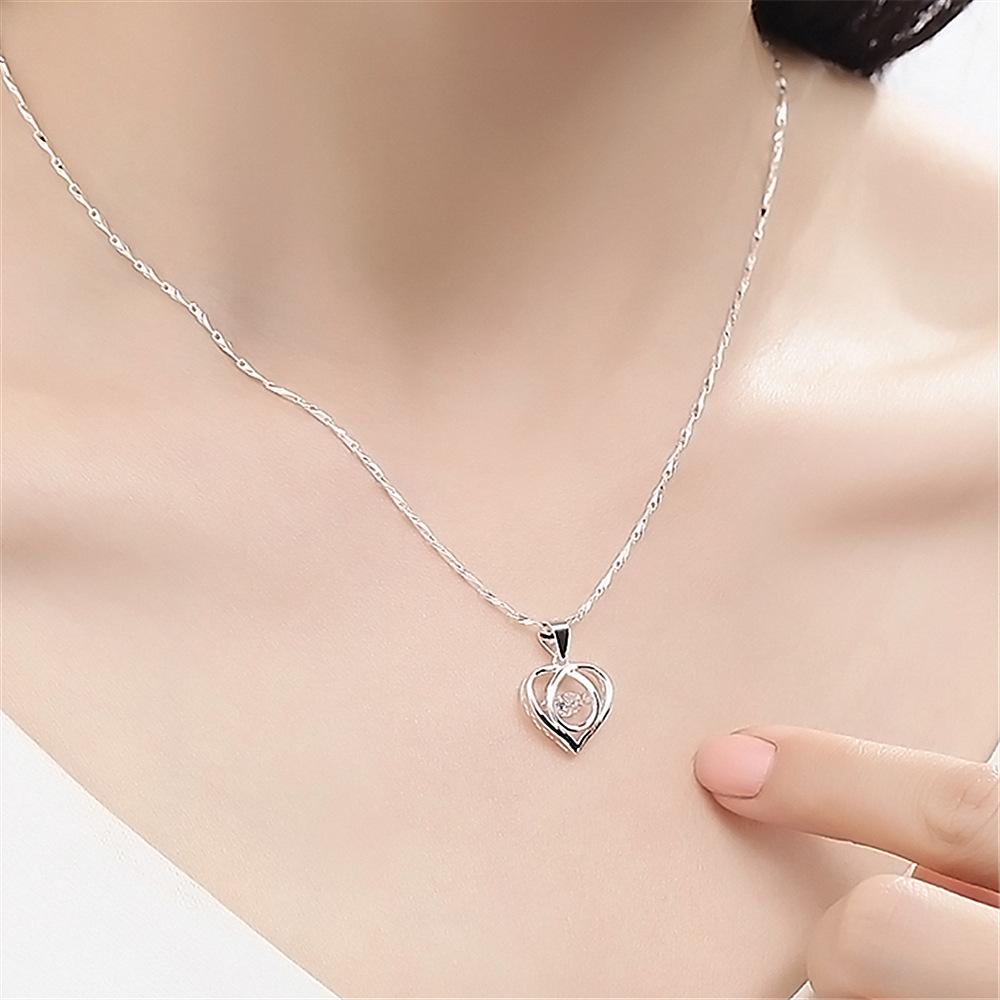 Корейская версия модного серебряного ожерелья, женская ниша, дизайн, холодный ветер и злая любовь, кулон, цепочка на ключицу