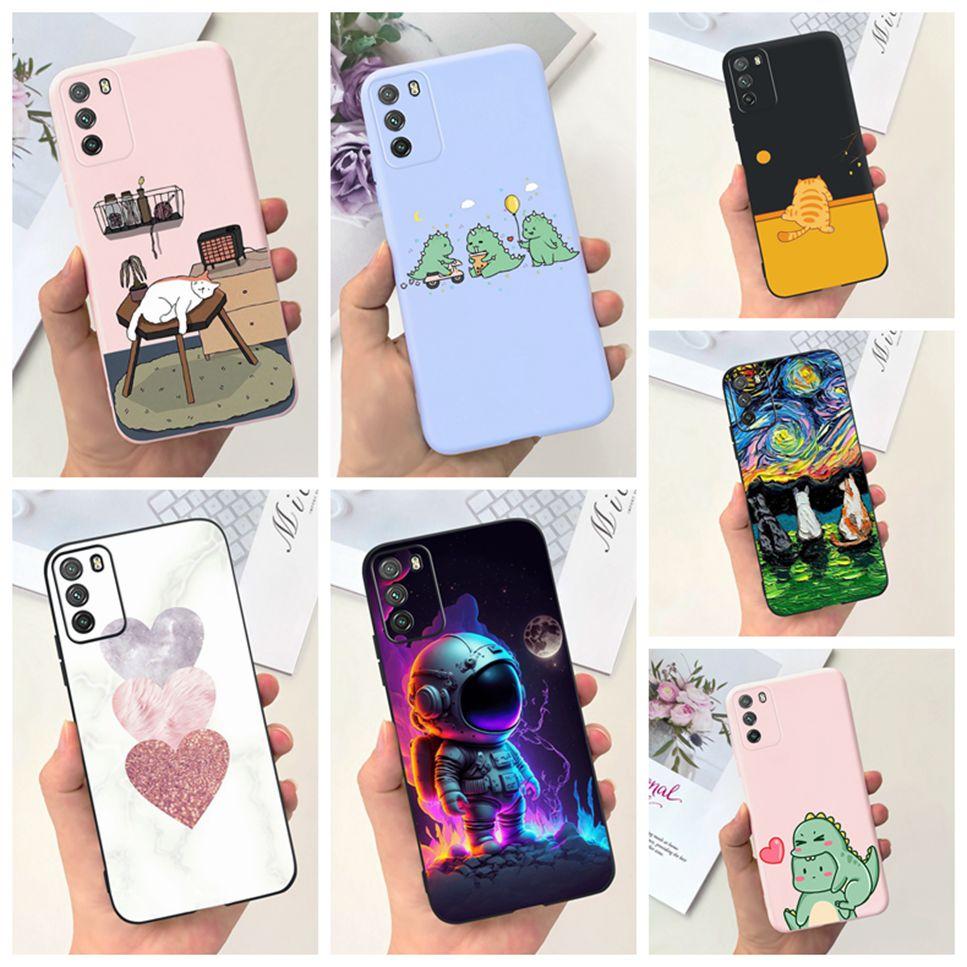 For Xiaomi Poco M3 Case Fashion Design Love Silicone Soft Matte Back Cover Coque For Xiaomi Poco m 3 M3 Bumper Phone Case Funda