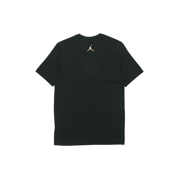 Jordan Футболка с коротким рукавом и принтом логотипа Jumpman, мужская, черная, CK1189-010
