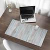 Anti-slip Desk Mat with Vintage Wooden Texture Pattern 90x45 cm