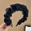 Высокий череп Имитация жемчуга Повязка на голову Противоскользящий дизайн Декор лентой Волосы