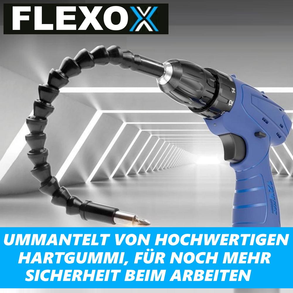 Держатель бит FLEXOX с гибким поворотным шарниром и магнитной отверткой