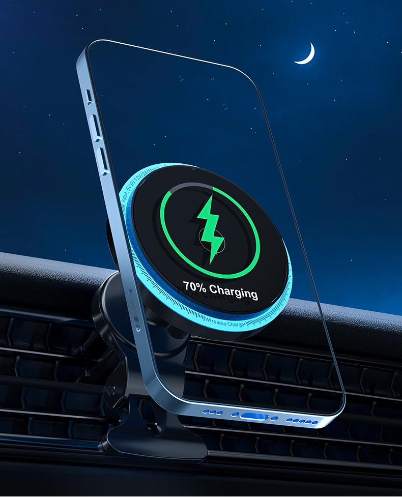 Автомобильное крепление MagSafe: Быстрая беспроводная зарядка для телефонов Apple
