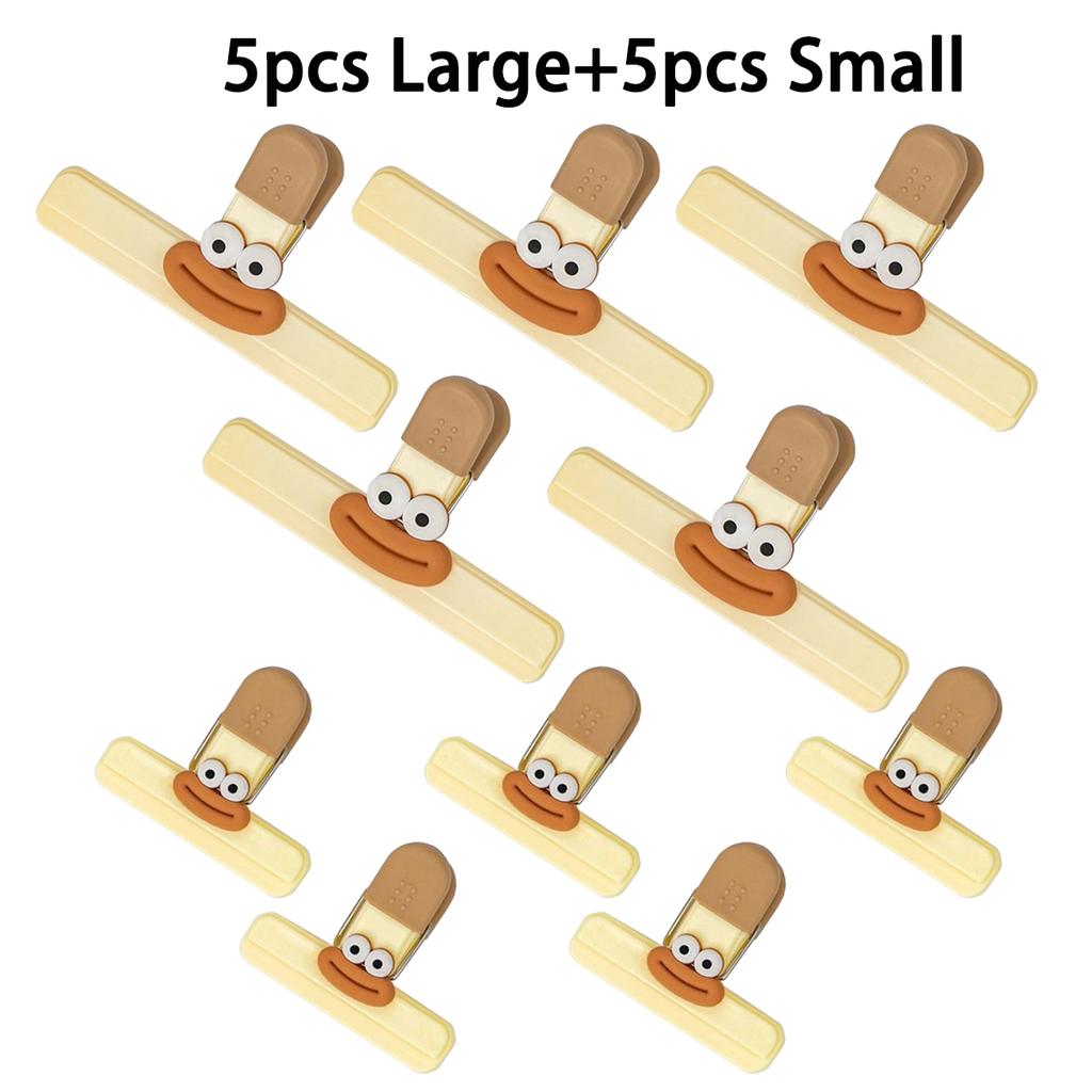 1-12 шт. Креативная клипса для запечатывания снеков, Клипса для сохранения продуктов и защиты от влаги, Многофункциональная офисная клипса с длинным хвостом