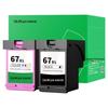 Совместимый набор черных и цветных картриджей HP 67XL