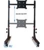 8VRS Floor-Standing Mobile Stand: Adjustable Height for LCD Monitors and TVs Up to 55 Inches