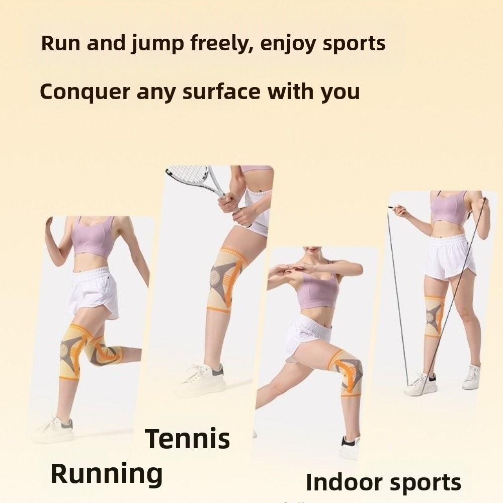Breathable Knee Sleeves Shock-absorbing Knee Support Brace Sports Knee Pad  Sports Protection