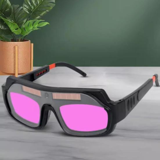 Welder Glasses with Clear View Wide 2 Sensors Application TRUE Color Solar Powered