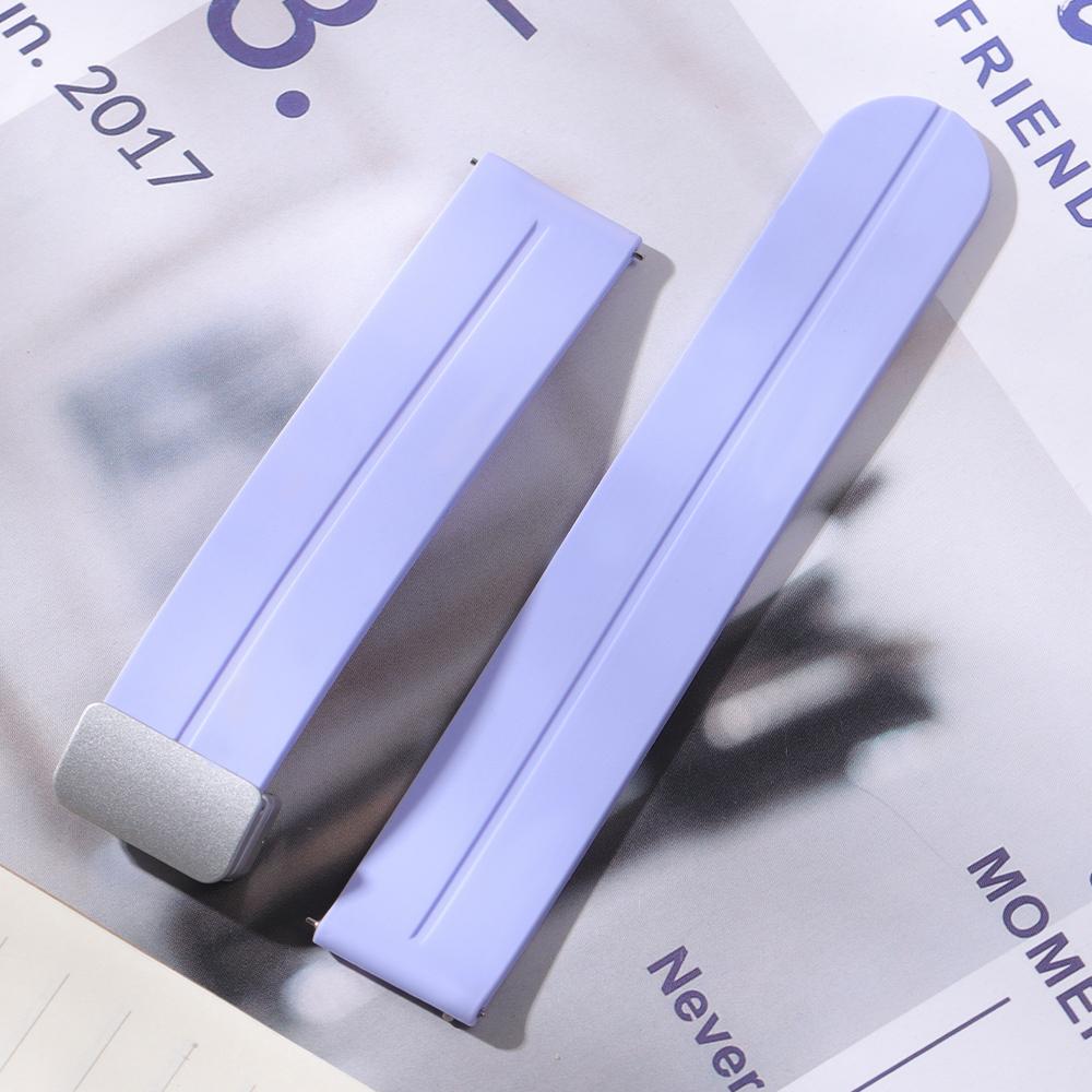 18 мм 20 мм 22 мм Складная пряжка Силиконовый ремешок для ремешка Rolex Универсальный мягкий резиновый ремешок Быстросъемный сменный браслет