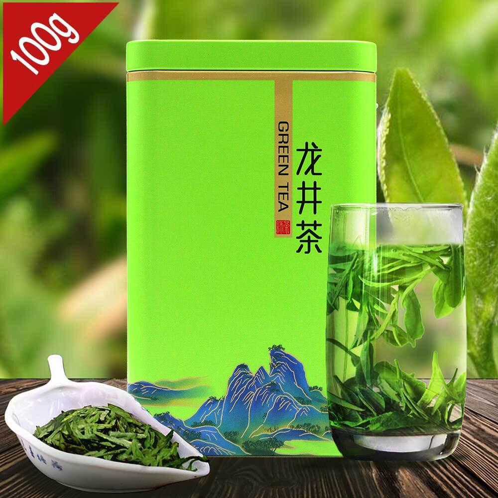 Xihu Dragon Well Chinese Green Tea Dragon Well Gift Pack 100g Fresh Green Tea