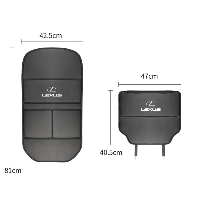AAPE1 Car Seat Back Anti-Kick Mat Protector Pad Cover For Lexus F SPORT ES RX NX LS UX LM LX GX LC RZ IS CT GS RC HS SC TX LBX IS300 R