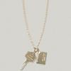 FOLNUA [folnua X Fi,ore] MINI POST KEY NECKLACE - GOLD (FULL)