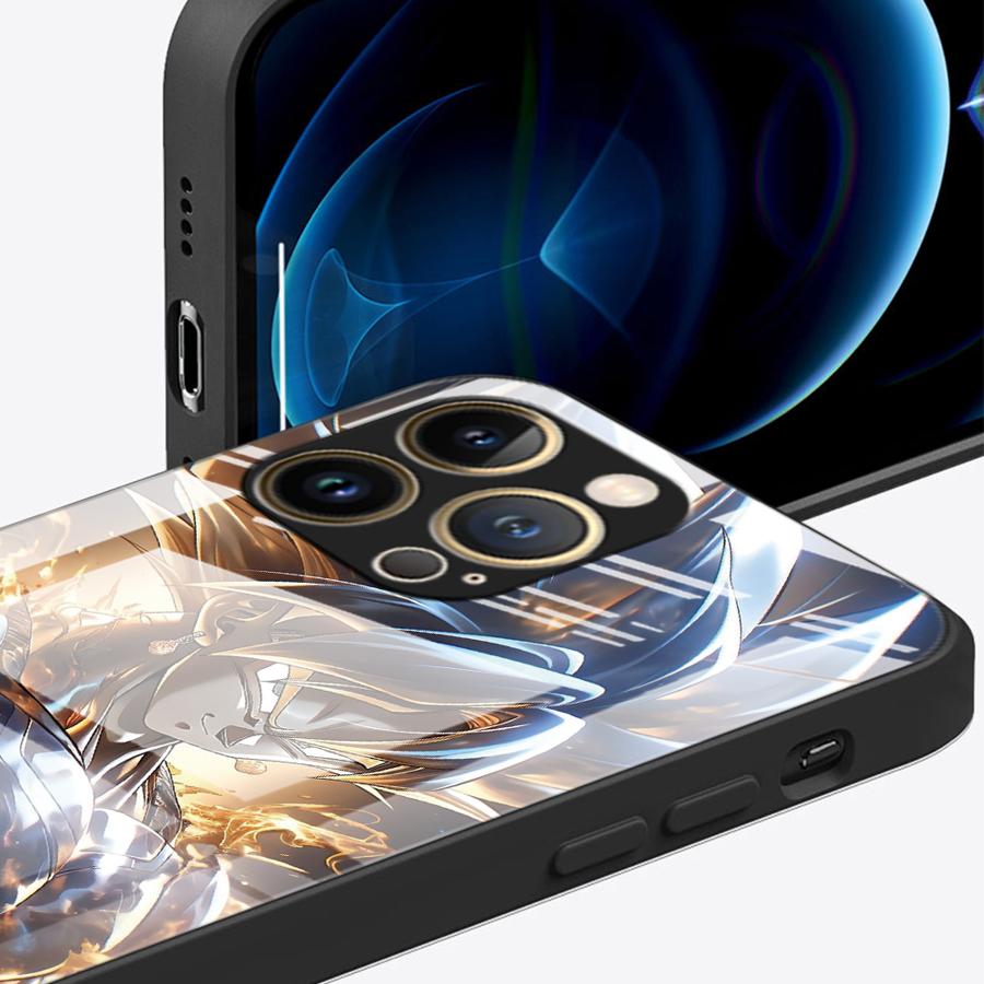 Чехол-крышка для телефона D-ragonS B-allS Goku из стекла для iPhone 17 Pro Max 12 11 15 Plus 16 XR Air 8 13 14