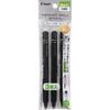 Pilot Стираемая шариковая ручка Frixion Ball Knock Черная PLFBK69EF3B 0,5 мм (3 ручки)