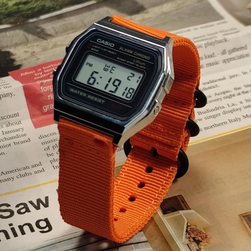 Casio Унисекс ЧАСЫ ДЛЯ ПОДРОСТКОВ Черные A158WA-1(Watch3--)