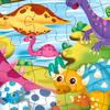 24/48/60Pcs/Set Cartoon Jigsaw Puzzle Toy Animal Vehicle Dinosaur Preschool Leaning Puzzle Game Toddlers Boys Girls Educational Floor Puzzle Toy