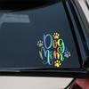 Show Your Love For Your Dog - Adorable Dog Mom Decal Vinyl Sticker For Cars, Trucks, SUVs, And More!