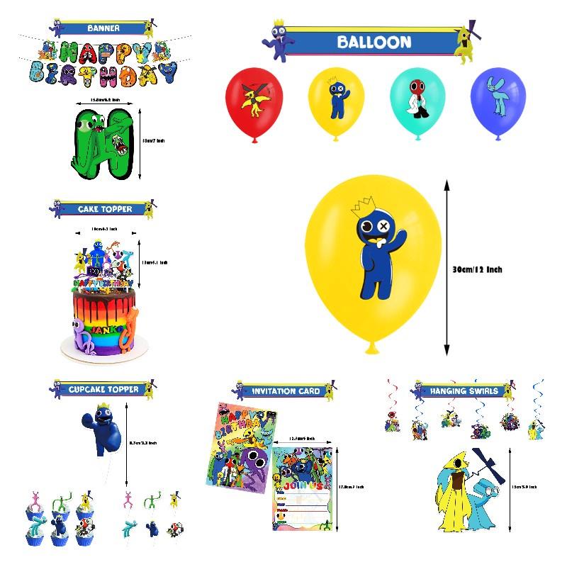 Rainbow Friend 2 Birthday Party Balloon Set Vibrant Colors And Fun Design Perfect For Celebrating!
