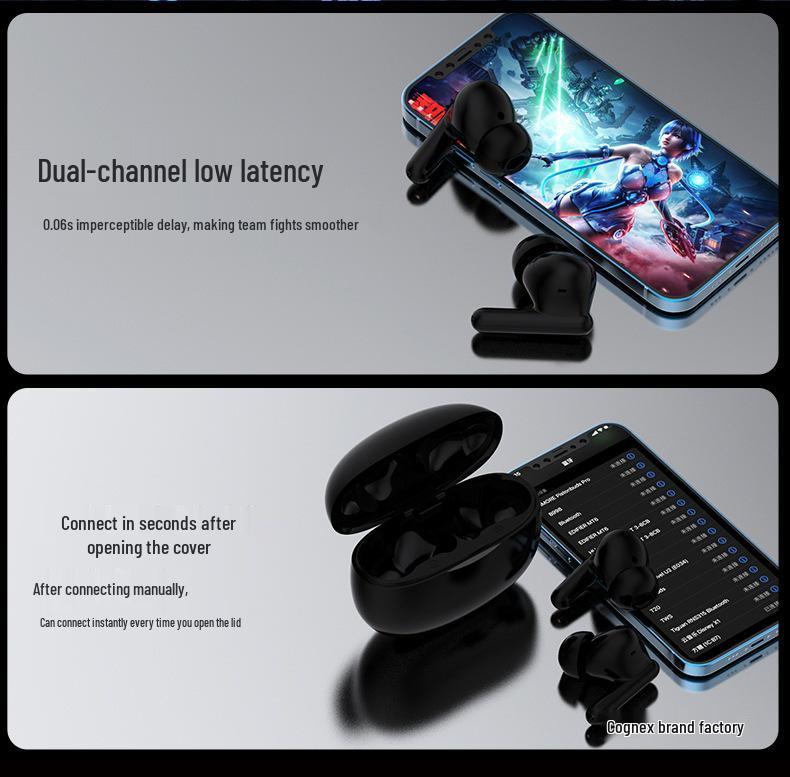 2025 Bluetooth Earbuds with AI Translation & Noise-Cancelling Dual Microphones