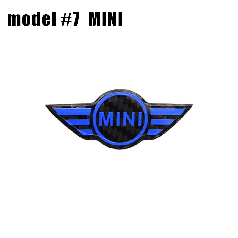1Pcs Car Styling Steering Wheel Emblem Badge Stickers For MINI Cooper One S JCW Countryman R50 R52 R53 R55 R56 F54 F55 F56 F60 gzpxv22