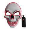 PVC Whites Skulls Mask Led Mask Halloween Luminous Mask Holiday Party Luminous Cold Light Masks