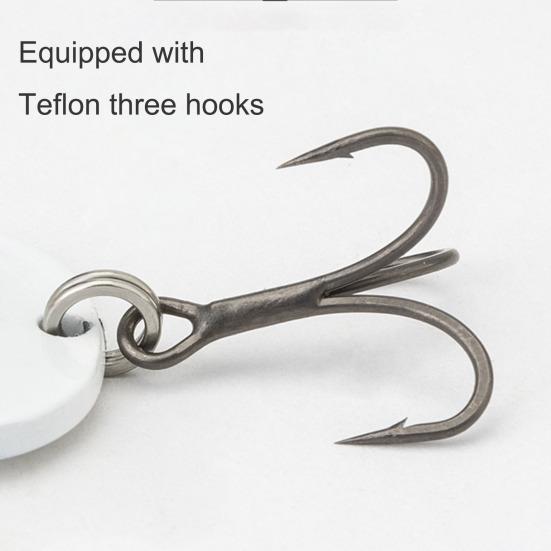 5 шт. 5,4 см/11 г Блесна-спиннер для гитары с крючком, металлическая вращающаяся блесна-спиннер с пайетками, для морской рыбалки