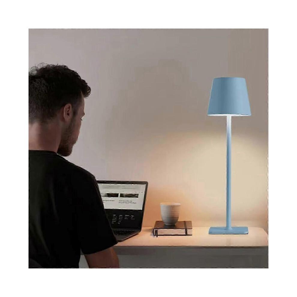Cordless Usb Rechargeable Table Lamp Waterproof Touch Switch Table Lamp for Bedroom Hotel Restauran