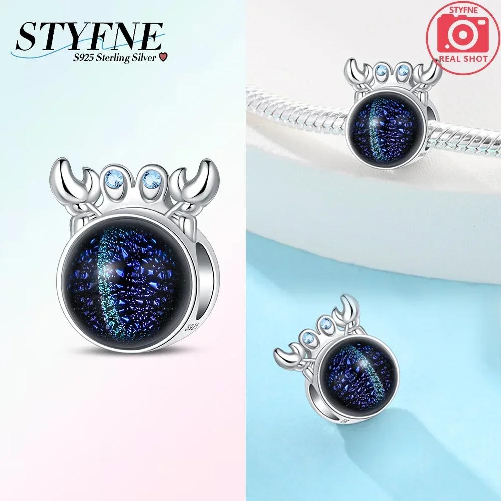 Exquisite Pendants Woman Gift Shell Luminous Beads Crab Octopus Copper Charms Fit Original Bracelet Diy Jewelry Making