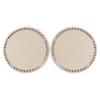 2 Pcs Wooden Crochet Bag Bottom Rounded Crochet Basket Wood Base for DIY Basket Bags
