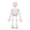 Halloween Skeleton Refrigerator Magnet 3D Printed Poseable Skeleton Figurine with Movable Joints Articulated Skeleton Fridge Magnetic Decoration