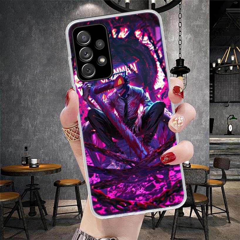C-Человек-бензопила Дэнджи Мягкий чехол для телефона для Samsung Galaxy S22 S23 S24 S25 Edge S26 Ultra S20 FE S21 Plus + Fundas Coque Galaxy S2