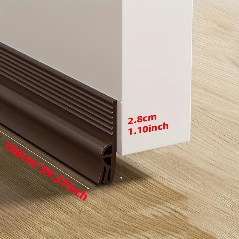 1pc Adjustable Under Door Draft Stopper, 39.37inch Weather Stripping Seal, Non-Marking Noise Insulation Blocker for Exterior & Interior Doors