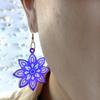 Handmade Pendant Crafting Mold Flower Ear Accessory Mold for Jewelry Enthusiasts
