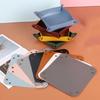 Large Capacity Leather Tray Foldable Storage Tray  for Jewelry Phone Key Wallet Coin
