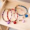 New cat bell collar cat vintage style dog rabbit kitten collar retractable Japanese style wind bell collar bohemian pet supplies