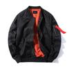 Spring and Autumn Large Men's Sports Casual Stand Neck Jacket Pilot Coat Men's Loose Baseball Top