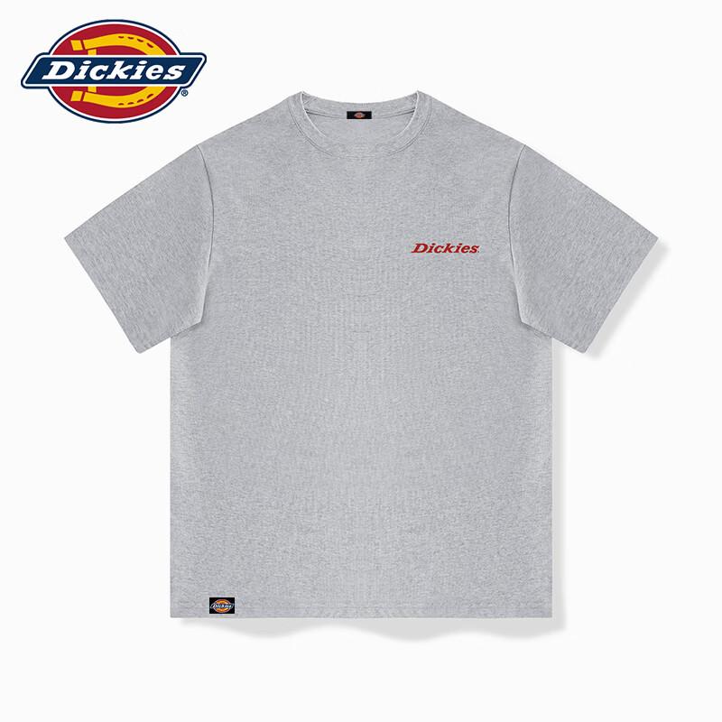 Мужская футболка Dickies в американском ретро стиле с принтом красного логотипа