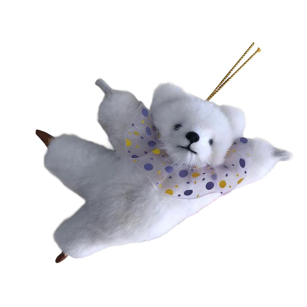 Мягкий плюшевый кулон в виде мультяшного медведя, украшение-медведь, кулон-брелок в виде медведя, подвеска для сумки в виде медведя, подходит для прикроватной тумбочки или зеркала заднего вида