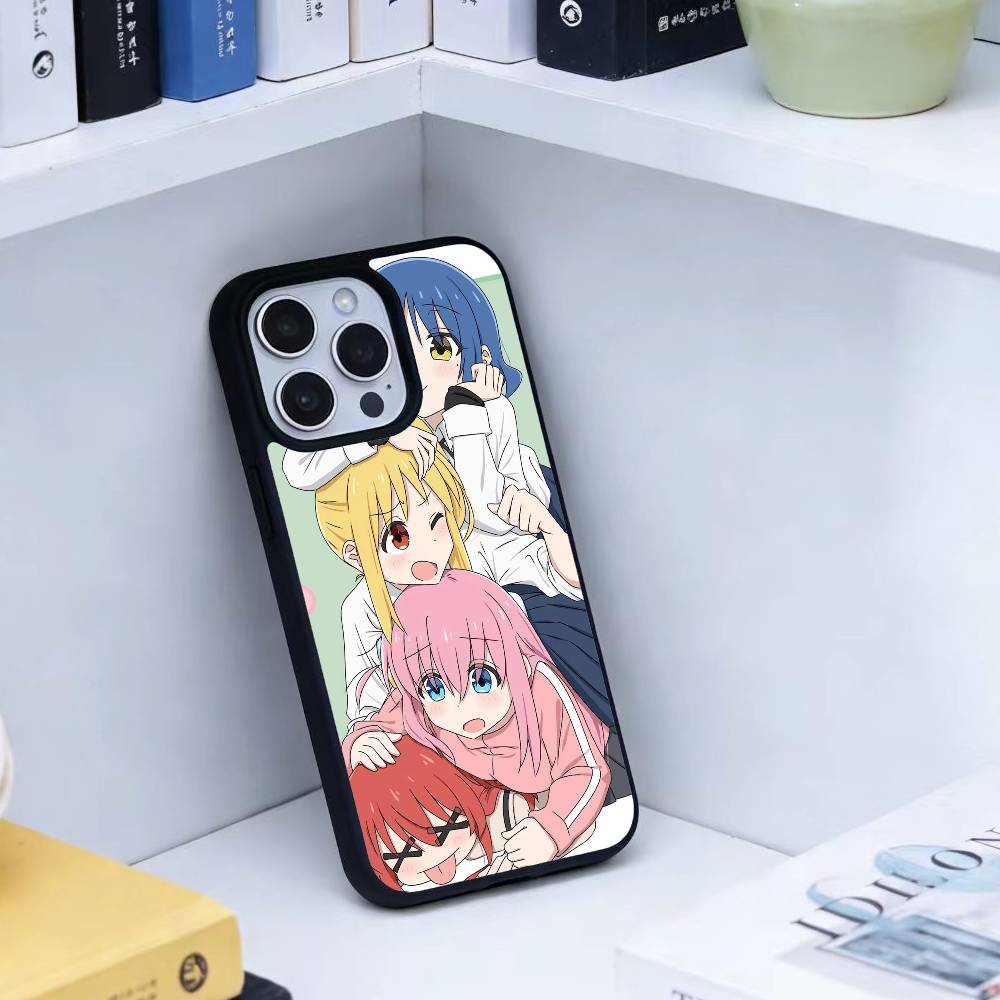Аниме Милый B-BOCCHI T-THE R-ROCK Чехол для телефона для iPhone 17,16,15,14,13,Pro,Max,Plus, Магнитный для Magsafe Беспроводной зарядки