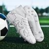 Football Shoes 35-47 Unisex High-top Football Boots Long Nail   Artificial Lawn Training Large Size Kid's Football Shoes