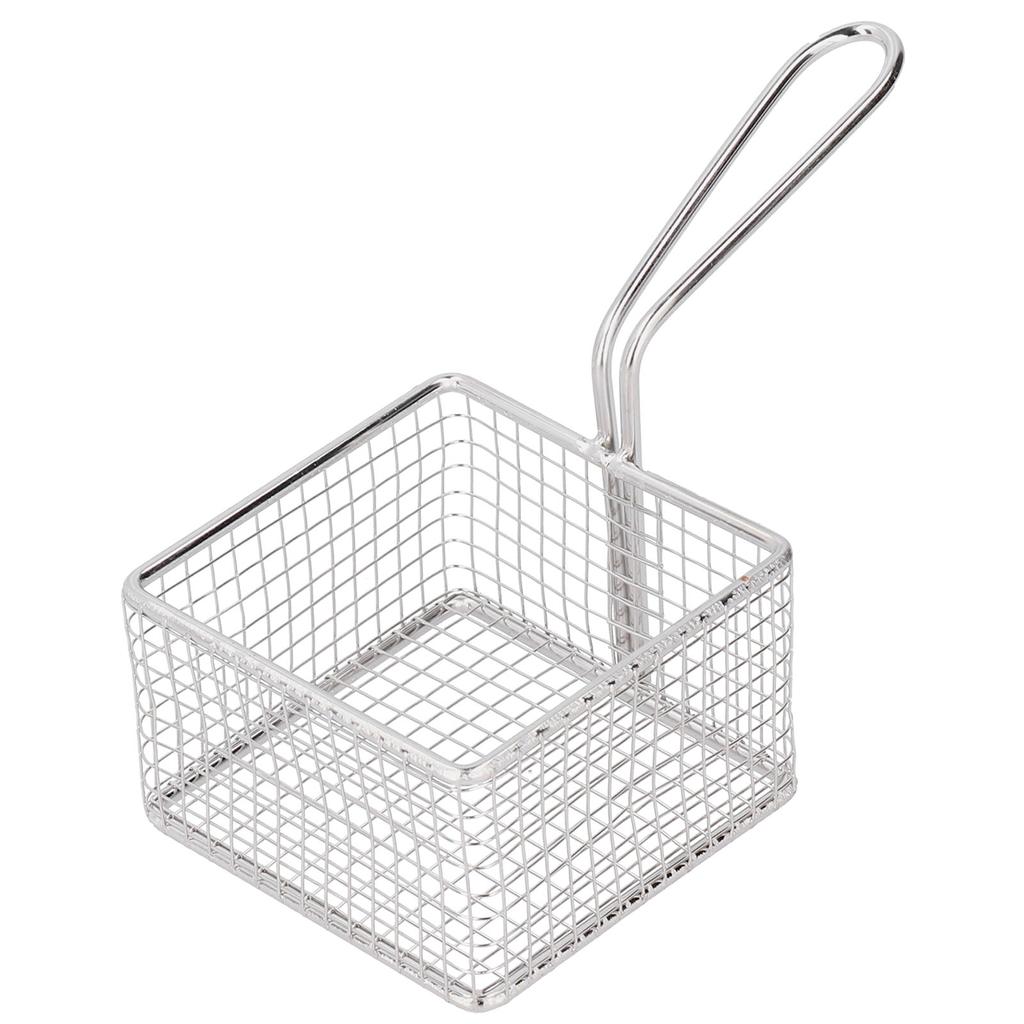 Food Fryer Basket Stainless Steel French Fries Filter Net Colander Strainer Kitchen Utensils