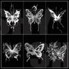 Butterfly Herbal Juice Tattoo Sticker Waterproof Female Scar Covering Real Geisha Trendy Cool Flower Arm Back Simulation Tattoo
