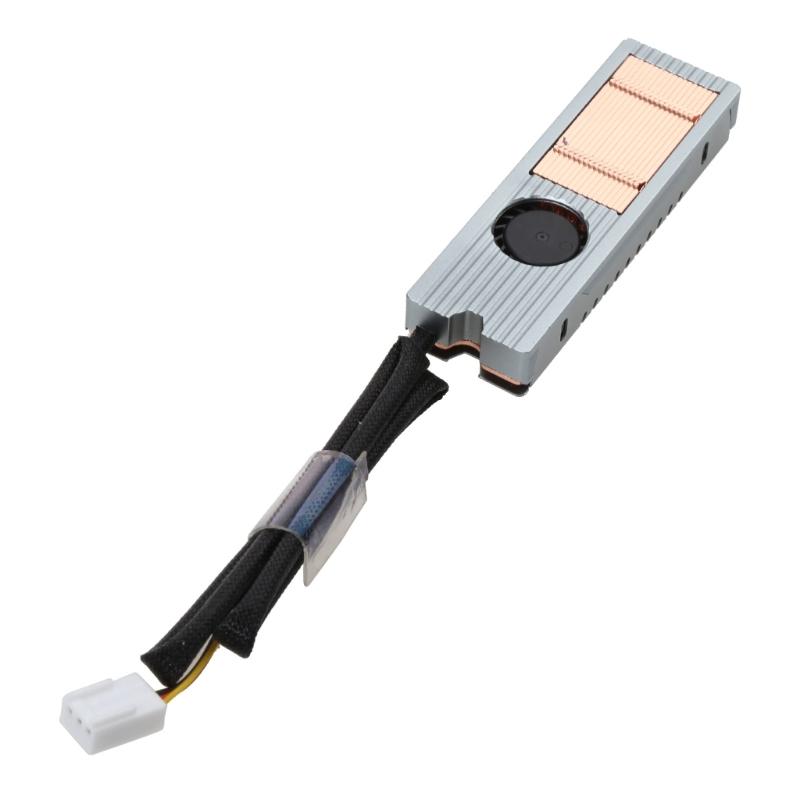Алюминиевые + медные радиаторы M.2 2280 SSD с вентилятором 10000 об/мин, двухсторонние силиконовые прокладки, радиатор для твердотельного диска NVME