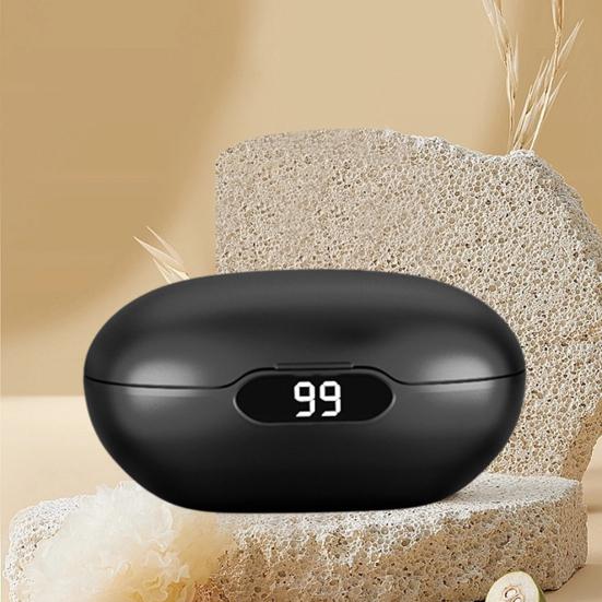 Беспроводная гарнитура с шумоподавлением, интеллектуальное сенсорное управление, мягкие силиконовые вкладыши с цифровым дисплеем, Bluetooth-совместимые наушники 5.3