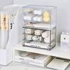 Ящик для хранения вещей, большая вместимость, стеллаж для хранения, прозрачная полка для товаров, студент